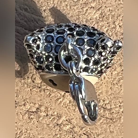 Swarovski Crystal Cat keychain charm. Rare Halloween black discontinued. - Picture 9 of 13